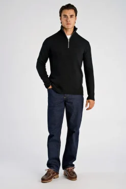 Lambswool half zip knit-Lindbergh Sale