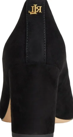 Lanette Suede Block-Heel Pump-Lauren Ralph Lauren Best