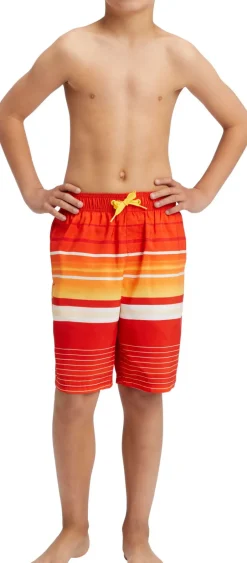 Lario Ripper Badeshorts-Firefly Hot