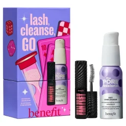 Benefit Cosmetics Makeup Gaveæsker>Lash, Cleanse, GO - Gavesæt med mini mascara og Cleansing Oil