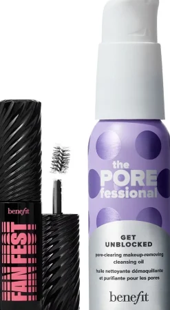 Benefit Cosmetics Makeup Gaveæsker>Lash, Cleanse, GO - Gavesæt med mini mascara og Cleansing Oil