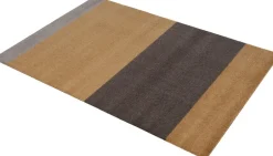 Løber, 130x90 cm, stripes-horizon dijon/brun/sand-Tica Copenhagen Online