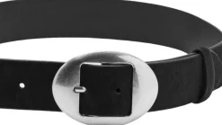 Leather fur belt-MANGO Online