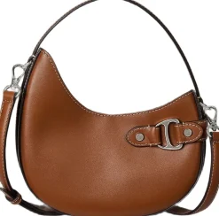 Dame Lauren Ralph Lauren Skuldertasker>Leather Small Tasha Crossbody Bag