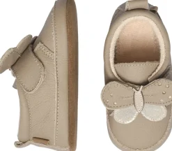 Outlet Leather v. slippers butterfly Børn Hjemmesko