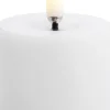 Uyuni Lys & Lysestager>LED pillar candle, Nordic white, Smooth, 5x4,5 cm