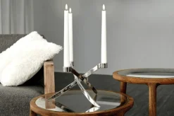 New LED Taper Candle - twin pack - Nordic White - 2,3 x 20 cm Lys & Lysestager|Elektriske Julelys