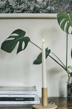 New LED Taper Candle - twin pack - Nordic White - 2,3 x 20 cm Lys & Lysestager|Elektriske Julelys