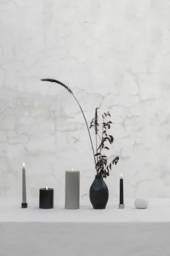 Sale LED taper candle, Sandstone, Smooth, 2-pack, 2,3x20,5 cm Elektriske Julelys