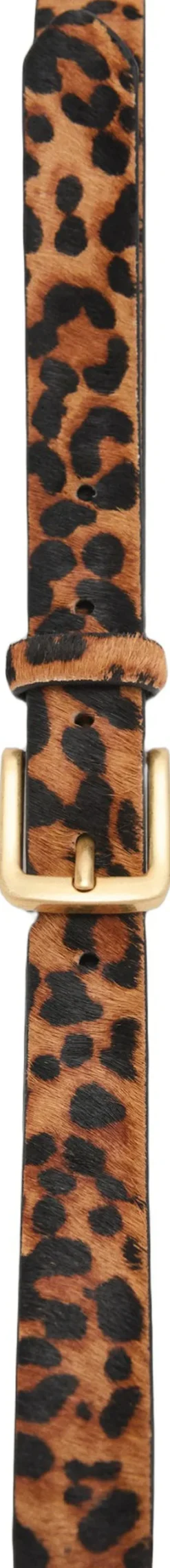 Clearance Leopard leather belt Dame Bælter