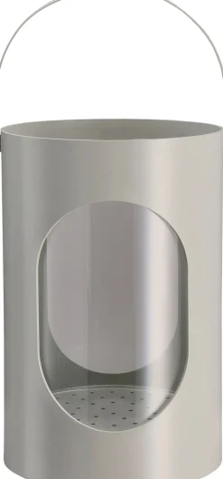 Sale Light house lantern, Medium, Light grey, 16,5x24 cm Lanterner