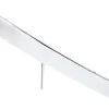 LIGHTARCH Candle Holder 1 arm Taper, Chrome 28 x 17 CM Lys & Lysestager