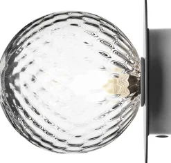 Nuura Væglamper|Loftlamper>Liila 1 Medium IP44, light silver / optic clear