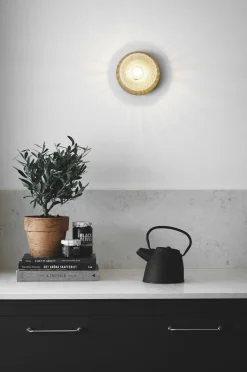 Liila 1 Medium IP44, nordic gold / optic clear-Nuura Outlet