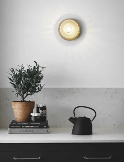 Liila 1 Medium IP44, nordic gold / optic clear-Nuura Outlet