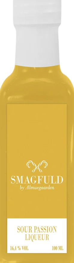 Likør med smag af syrlig passionsfrugt (16,4% vol. )-SMAGFULD by Almuegaarden Discount