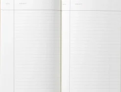 Lille notesbog, røde striber-Notem Outlet