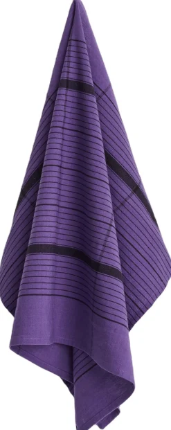 Outlet Linear Tea Towel-W52 x L80-Purple Tekstiler Til Køkkenet