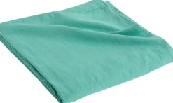 Linen Bedspread-240 x 260-Emerald green-Hay Best