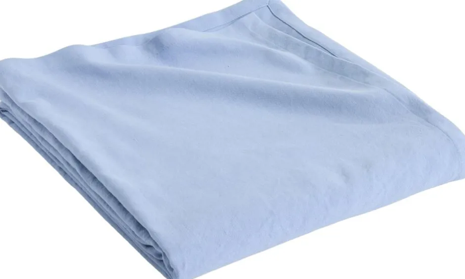Linen Bedspread-240 x 260-Light blue-Hay Best