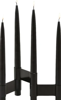 Studio About Adventsstager>LINK, CANDLE HOLDER, BLACK ANODIZED, 11060B