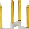 Studio About Adventsstager>LINK, CANDLE HOLDER, POLISHED ALUMINIUM, 11060P
