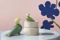 Outlet Liv & Lykke grøn 1 par Figurer & Skulpturer