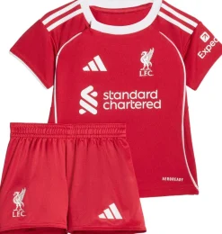 Børn adidas T-Shirts & Toppe>Liverpool 25/26 Hjemmebanesæt