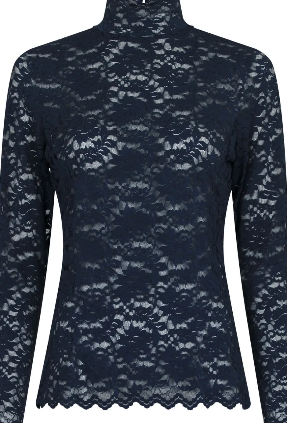 Liza Laceflower Blouse-Neo Noir Online