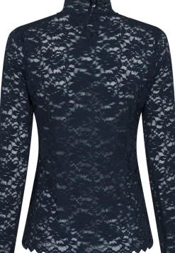 Liza Laceflower Blouse-Neo Noir Online