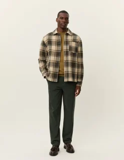 Online Loan Check Twill Overshirt Skjorter