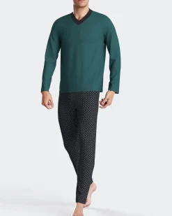 Long Pyjama set in Cotton-Impetus