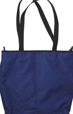 LUNA nylon bag with pockets, Blue-Notem Discount