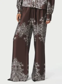 Lunet Paisley Border Pants-Neo Noir Sale