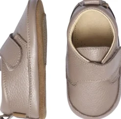 Clearance Luxury leather slippers velcro Børn Hjemmesko
