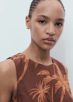 Lyocell jumpsuit with cut-out and k-MANGO Sale