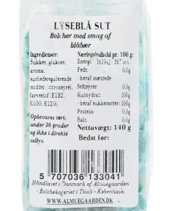 Hot Lyseblå sut med smag af blåbær Bolcher