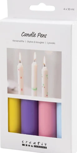 Clearance Lyspenne, 4x30 ml. Børn Kreativitet