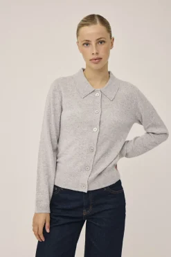 Mabel 15 Langærmede polo strikcardigan - 100% Cashmere-Magasin du Nord Collection Best