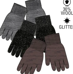 Magic Gloves 3 Pack w. Lurex-Mikk-Line New