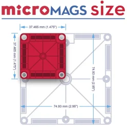 microMAGS Tra-Magna-Tiles New