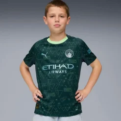 Børn Puma T-Shirts & Toppe>Manchester City 25/26 4 Trøje
