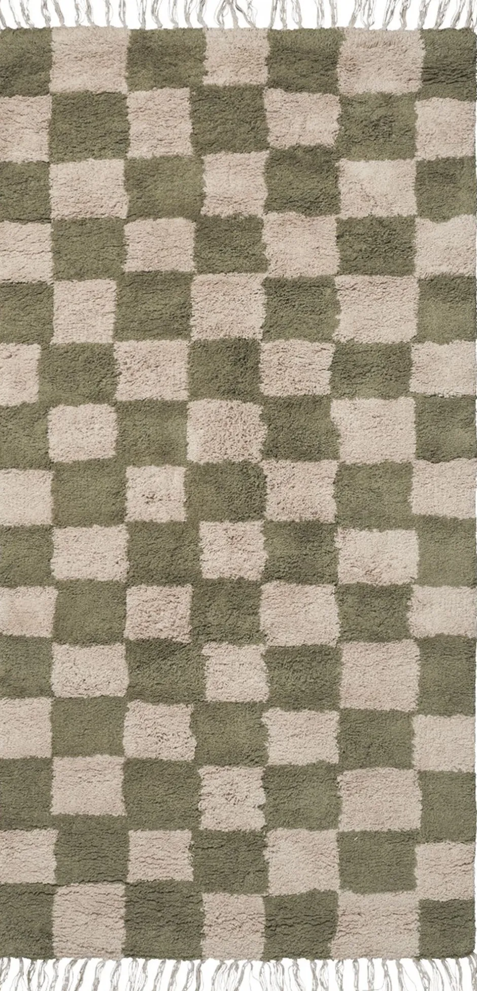 Outlet Mara Washable Rug - Elm Green/Warm Sand Gulvtæpper