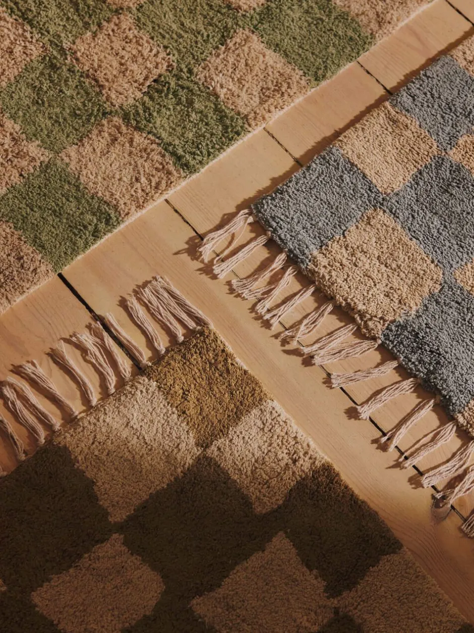 Outlet Mara Washable Rug - Elm Green/Warm Sand Gulvtæpper