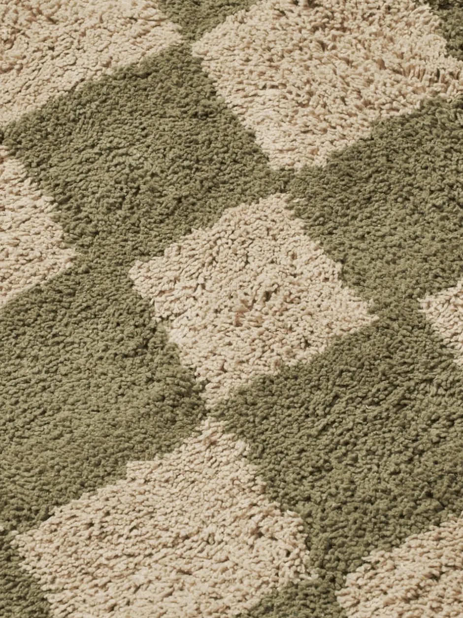 Outlet Mara Washable Rug - Elm Green/Warm Sand Gulvtæpper