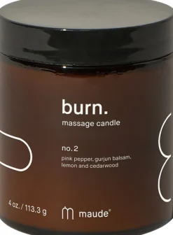 MAUDE Seksuel Wellness|Dufte Til Hjemmet>- Burn massagelys no. 2