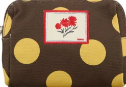 Maxi Polka Canvas Pouch Bag-Becksöndergaard Outlet