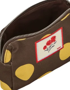 Maxi Polka Canvas Pouch Bag-Becksöndergaard Outlet
