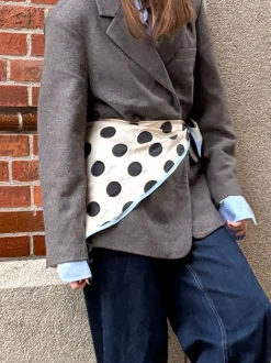 Hot Maxi Polka Triangle Sia Scarf Dame Halstørklæder & Tørklæder