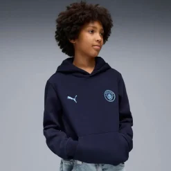 Børn Puma Sweatshirts & Træningstrøjer>MCFC FTBLESS HOODIE JR FL